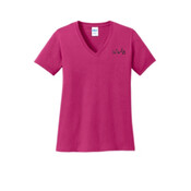  Ladies V Neck Lincoln Hills Line Dancing Shirt