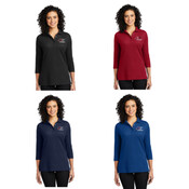 Needle Arts Ladies 3/4 Sleeve Polo